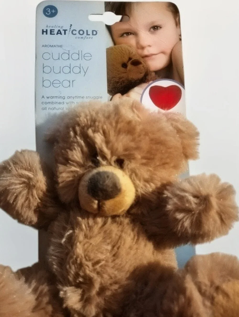 NWT Therapy Bear Heat & Cold Scented Lavender Comfort Cuddle Buddy Brown Ages 3+ - Picture 2 of 7